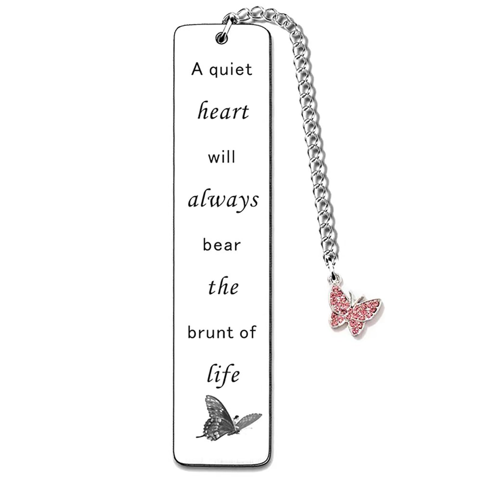 Stailess Steel Bookmark Gift (Silver)