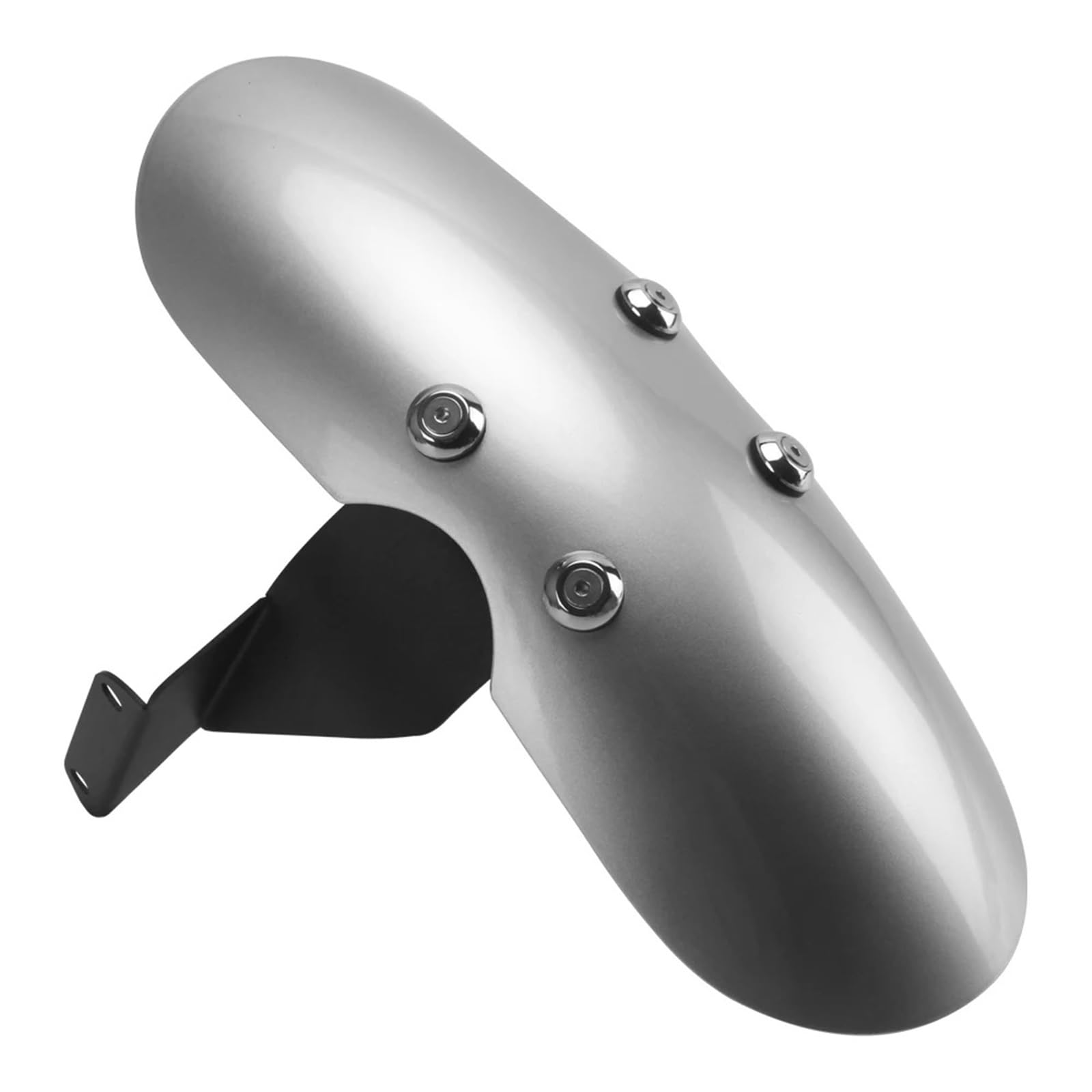 osłona przeciwpyłowa widelca Pasuje do Ducati Scrambler 800 400 Cafe Racer klasyczna ikona motocykl przedni błotnik Protector błoto(Silver)