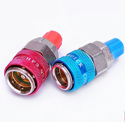 Generic HVAC Car Automotive AC R134a System Quick Couplers/Connectors/Adapter 1/4" Flare-image-35