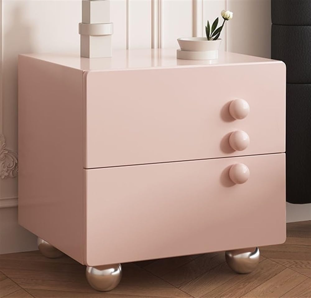 Table de chevet créative rose pour sublimer votre chambre à coucher