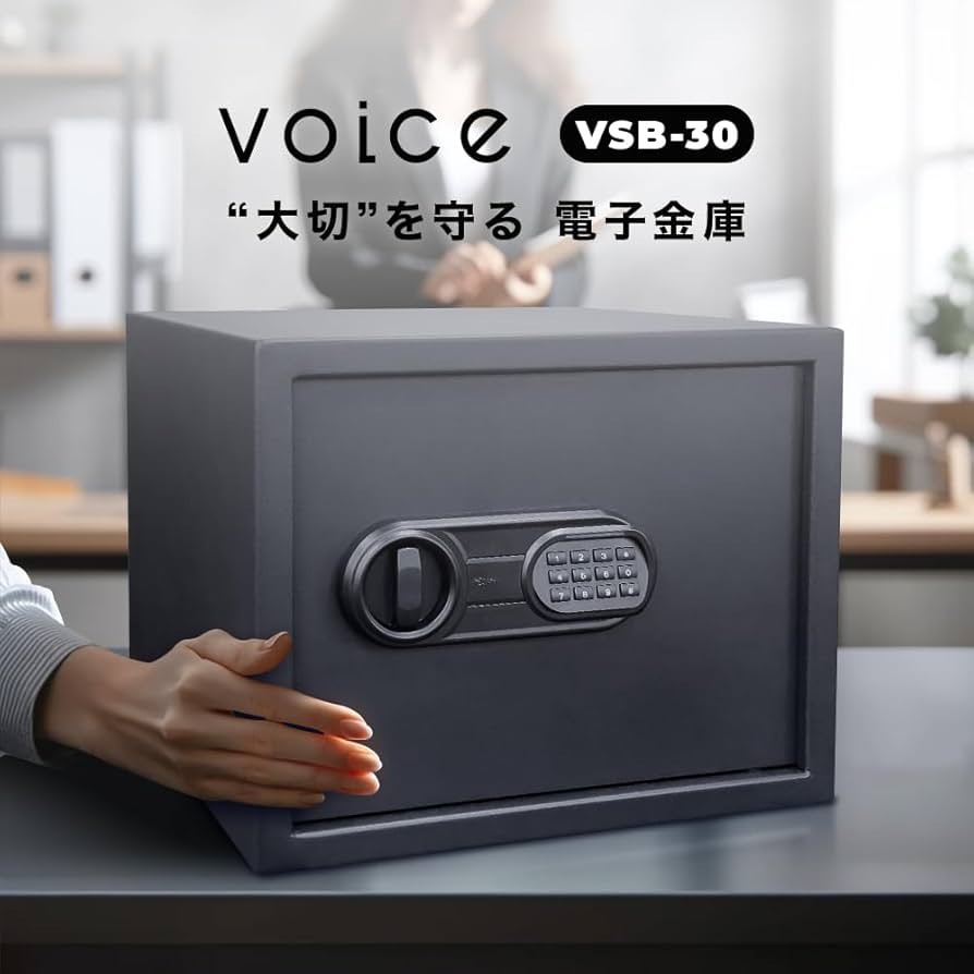【新品】VOICE 電子式 金庫 Amazon.co.jp: VOICE 金庫 小型 家庭用 27Lセーフティーボックス