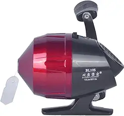 Carretilha Spincast Para Pesca Botão De Acionamento 10lbs