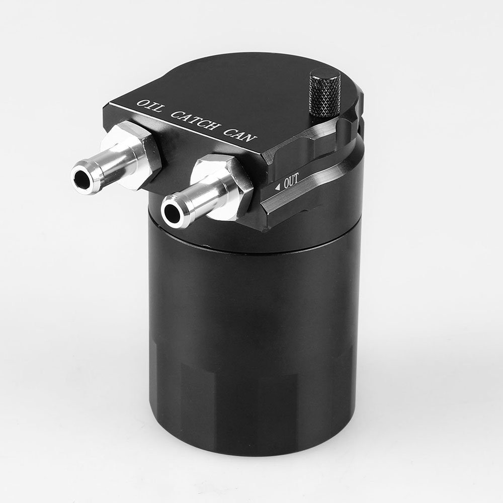 Serbatoio Cattura Olio Universale In Alluminio Rosso Con Tubo E Raccorderia Per Auto - 4