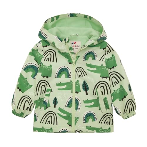 Image of Rokka&Rolla Toddler Boys' Water-Resistant Fleece Lined Windbreaker Transitional Jacket