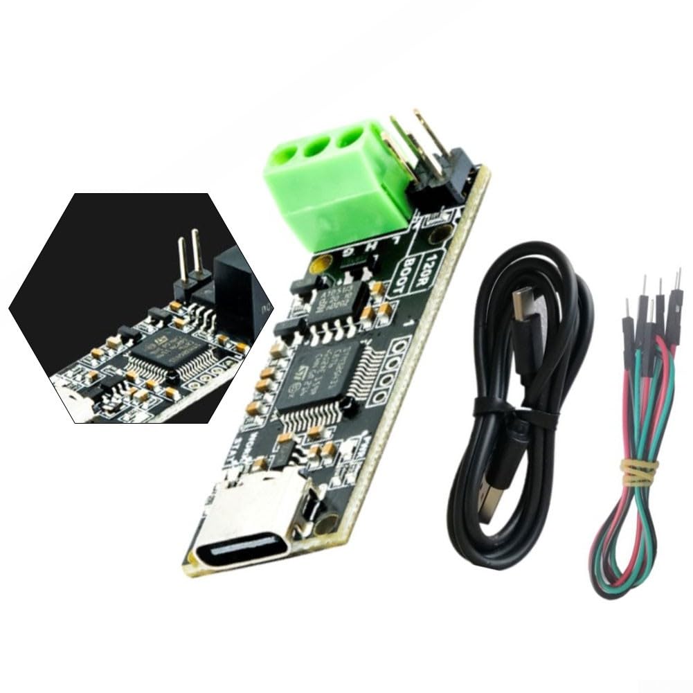 CANable V2.0 Pro USB CAN Analyzer Adapter mit High-Speed-Datenübertragung bis zu 5 m Baud und Isolierung für Motor und industrielle Nutzung (CANable V2.0 Pro)