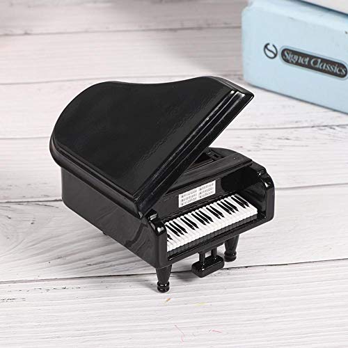 Piano En Miniatura De Madera De Tilo, Instrumento Musical Para Decoración De Escritorio O Casa De Muñecas, Detallado Y Con Caja De Regalo, Ideal Para Coleccionistas