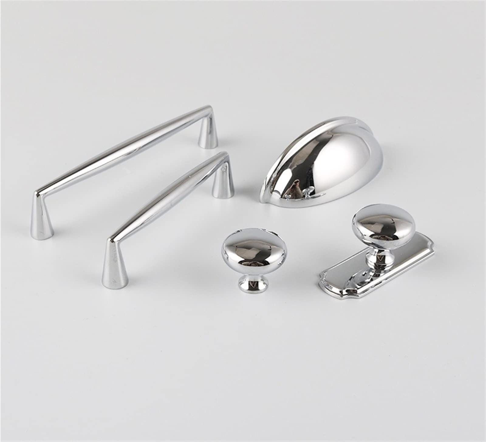 Pomo de puerta Tiradores de muebles Sector Tiradores de cajón Cocina/Gabinetes de zapatos de oro brillante 1 piezas