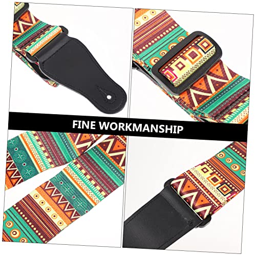 Vaguelly 3 Pièces Imprimé Poupée Baryton Ceinture PU Floral Sangle Pratique Et Cravate Fleur Guitare Shouler Ténor… - Les Beatles, Paul McCartney, John Lennon, RIngo Starr, George Harrison Vaguelly 3 Pièces Imprimé Poupée Baryton Ceinture PU Floral Sangle Pratique Et Cravate Fleur Guitare Shouler Ténor… – Image 3