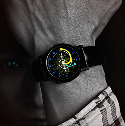 Higgs Boson Large Hadron Collider Unisex Analog Watch - Thumbnail 4