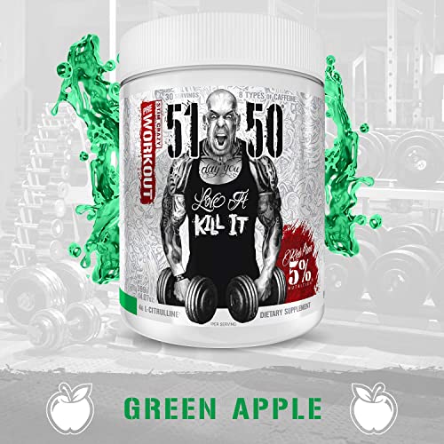 Image of 5% Nutrition 5150 High Stim Pre Workout Powder (Green Apple)