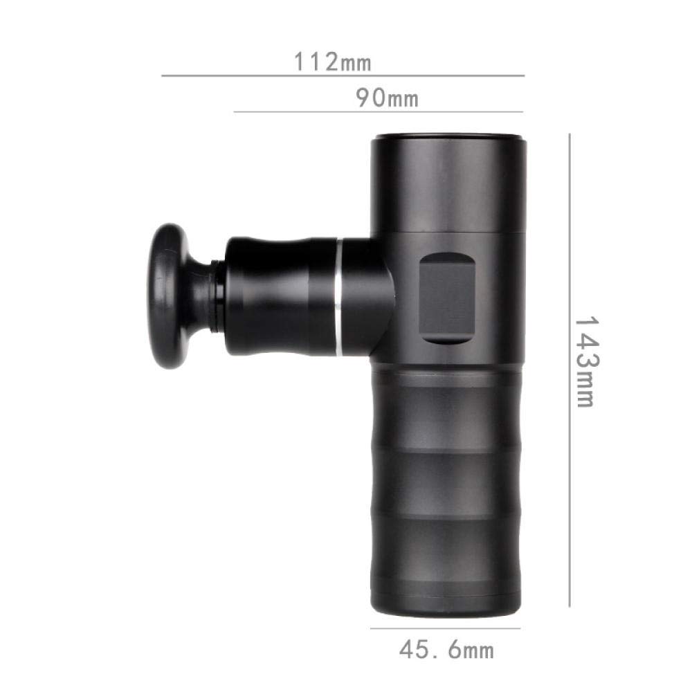Pistolet mięśniowy do łagodzenia napięcia mięśni, pistolet mini powięzi, przenośny masażer mięśni-czarny B, masażery perkusyjne do mięśni (czerwony)