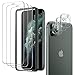 omitium 6 Pack Protector Pantalla Compatible con iPhone 11 Pro Max, 3 Cristal Templado y 2 Cámara trasera de cristal templado Marco de Alineación Incluido 9H Vidrio Templado para iPhone 11 Pro Max