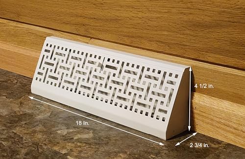 Imperial Decorative White Baseboard 18", RG4080 - Thumbnail 2