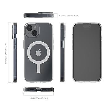 Apple iPhone 15 128GB ブラック マグセーフケース付き MagSafe対応iPhone 15 Proクリアケース - Apple（日本）