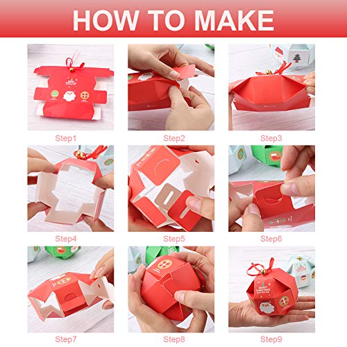 Feelava-Christmas-Candy-Boxes-12-Pcs-Christmas-Treat-Boxes-Present-Boxes-DIY-Party-Favor-Gift-Boxes-for-Xmas-Cupcake-Sweets-Kids-Party-Favor-Bag-with-Santa-Claus-Christmas-Tree-Snowflakes-Pattern-A