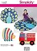 Simplicity Longia Miller Design Pattern 1442 Kids Rag Quilts - Peacock, Hedgehog, Fire Truck