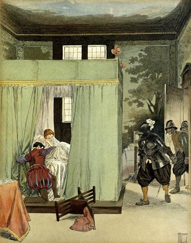 Tableaux Art décor vintage affiche Hermann Vogel un gentilhomme trouve refuge