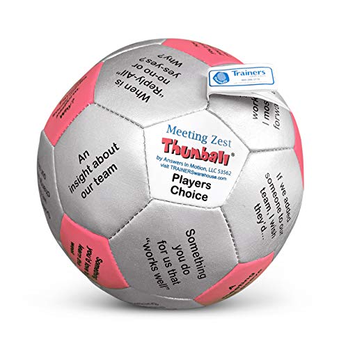 Image of Trainers Warehouse 6 inch Thumball Collection, 32 Prompts for Conversation, Team Building, Relationship and Training