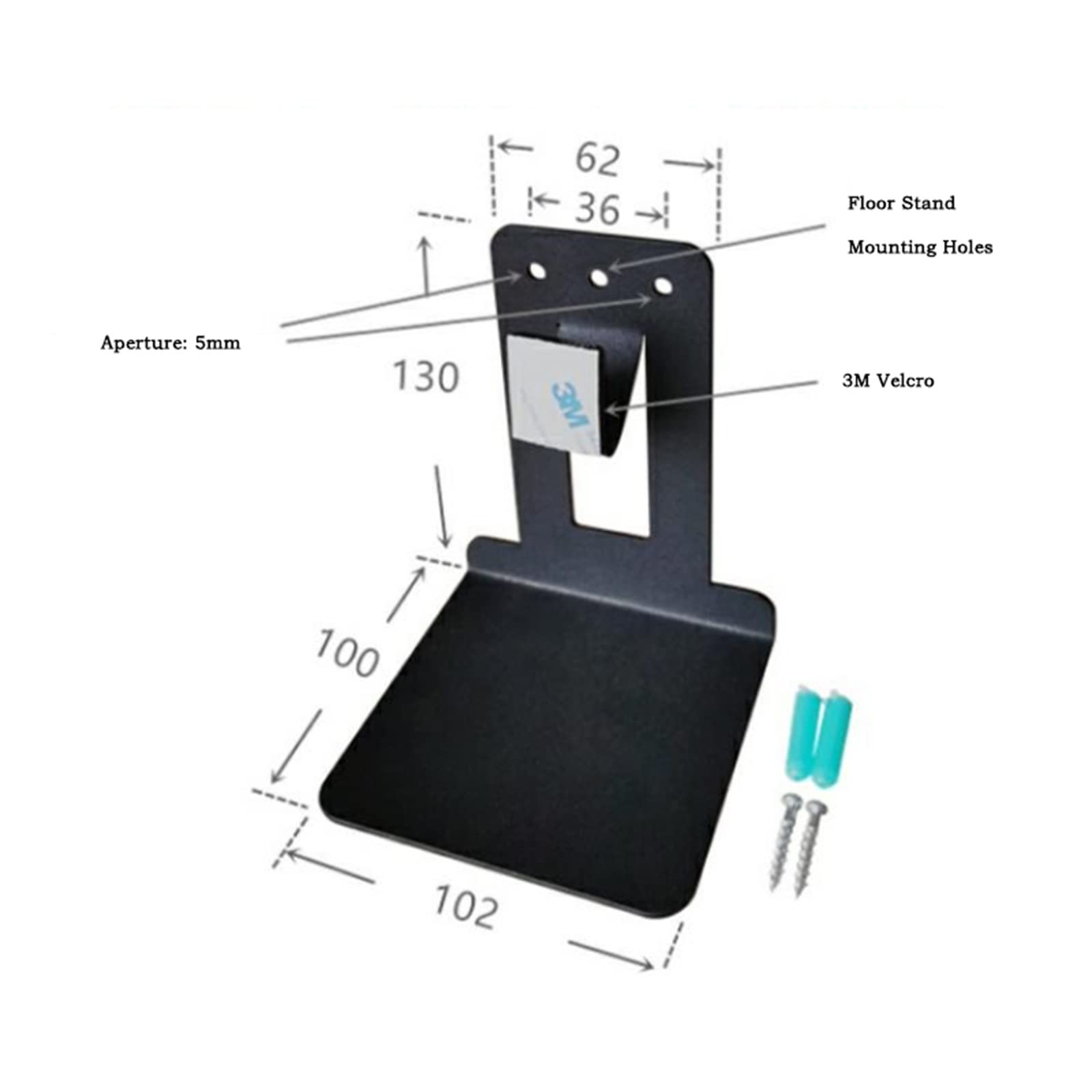 Rack per Altoparlanti Staffa for altoparlante da parete in metallo for home theater Staffa for audio surround satellitare Mensola Supporto for rack di sollevamento da pavimento Supporti per Altoparlan