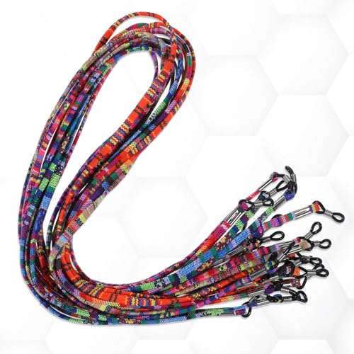 Image of Psyqtsuary Eyeglasses Strap, 12 Pcs Colorful Sunglasses Strap Multicolored Safety Eyeglass Holders Around Neck Vintage Boho Glasses Lanyard for Men and Women