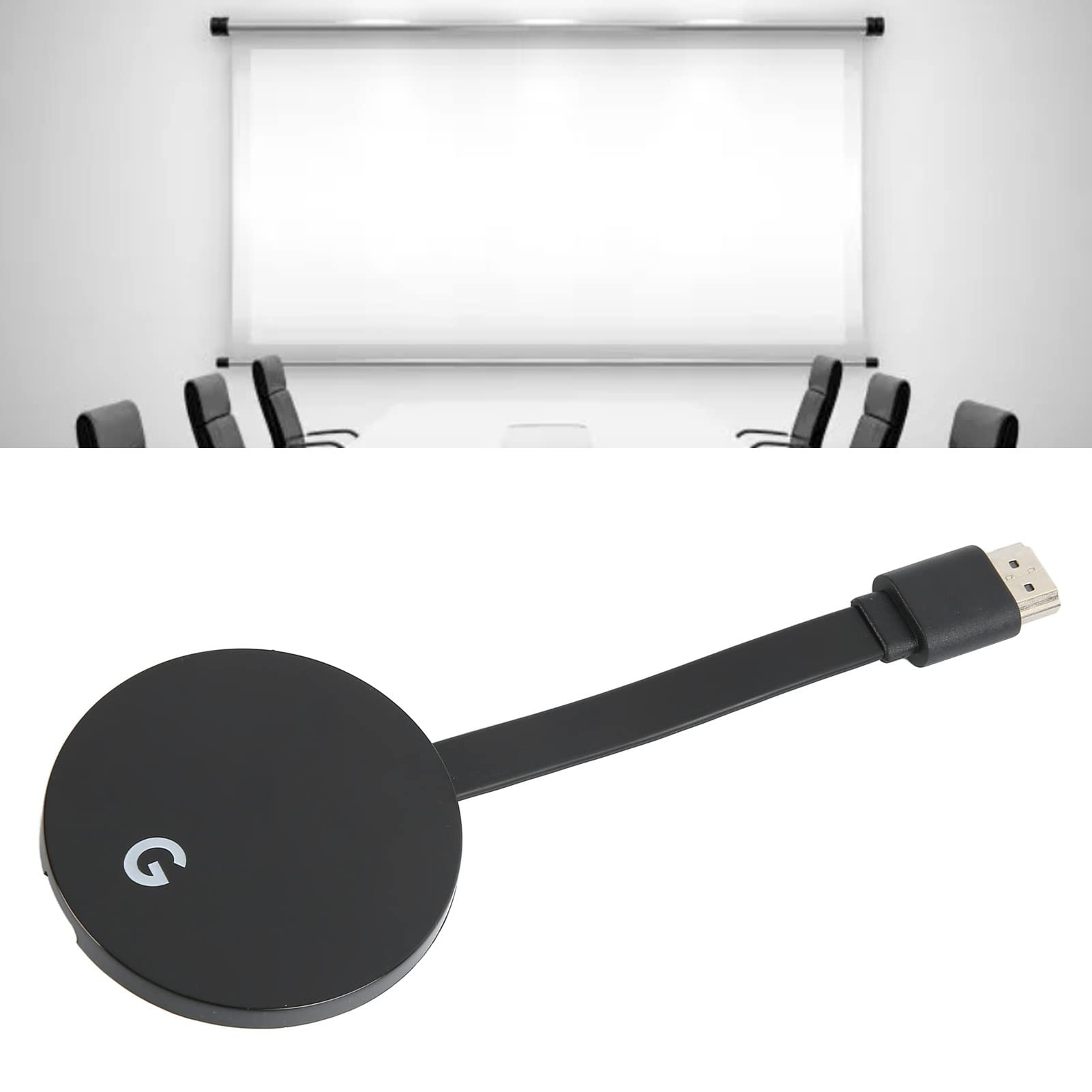 Wireless HD Display Adapter Receiver, 1080P Screen Mirroring Streaming Media Dongle 2.4G WiFi Display Receiver for TV Projector Car Monitor