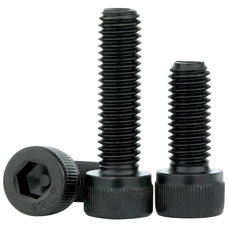 Tornillos de cabeza cilíndrica métricos, La cabeza hueca de acero negra 12,9 atornilla tamaños múltiples(UNC 5/16-18 x 2-1/4 thread)