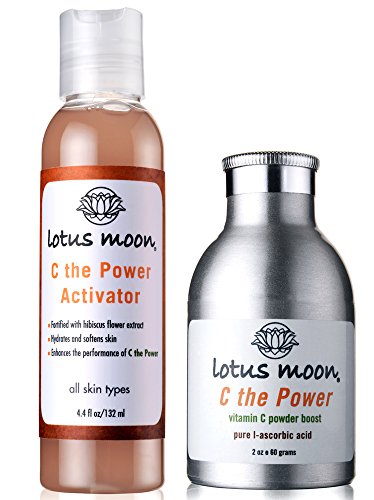 Lotus Moon :: The Power of C Duo - The Best ALL NATURAL FRESHEST Vitamin C treatment for the face - vegan, cruelty-free, stable and pure