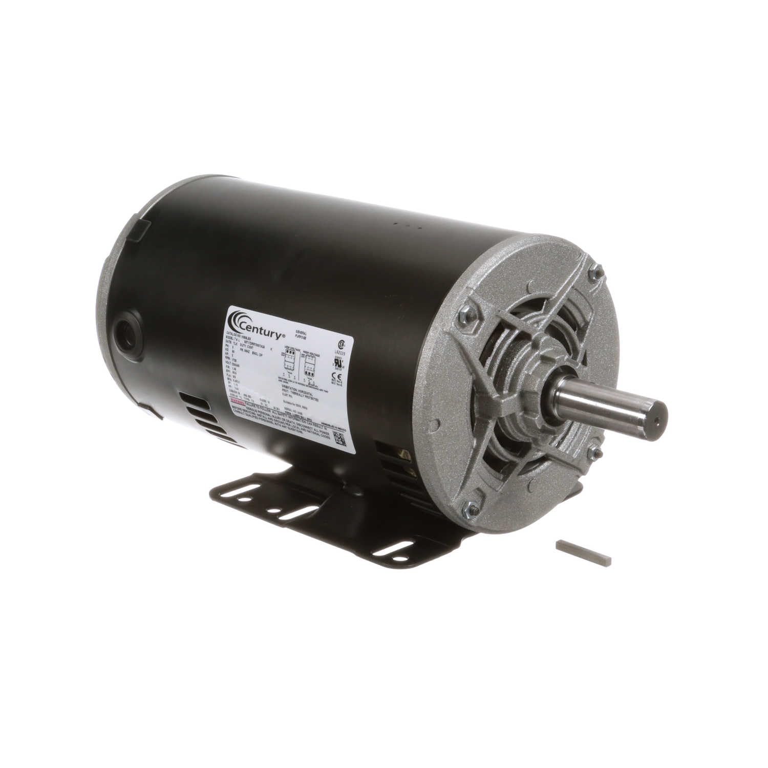 Century General Purpose Motor, 2 HP, 3 Ph, 60 Hz, 230/460 V, 1800