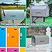 iSYFIX Black Vinyl Numbers Stickers – 2 Inch Self Adhesive (2 Sets) Premium Decal Die Cut and PreSpaced for Mailbox, Signs, Window, Door, Cars, Trucks, Homes, Businesses, Address Numbers, Indoor or