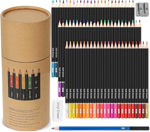 Corslet 75 Pc Pencil Colour Set 72 Colours Pack of 72 - Image 2