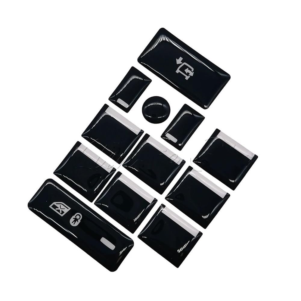 Etiqueta engomada del botón de Aire Acondicionado del Coche para Range Rover 2013 2014 2015 2016 2017,Pegatinas para Botón de Salpicadero de Aire Acondicionado
