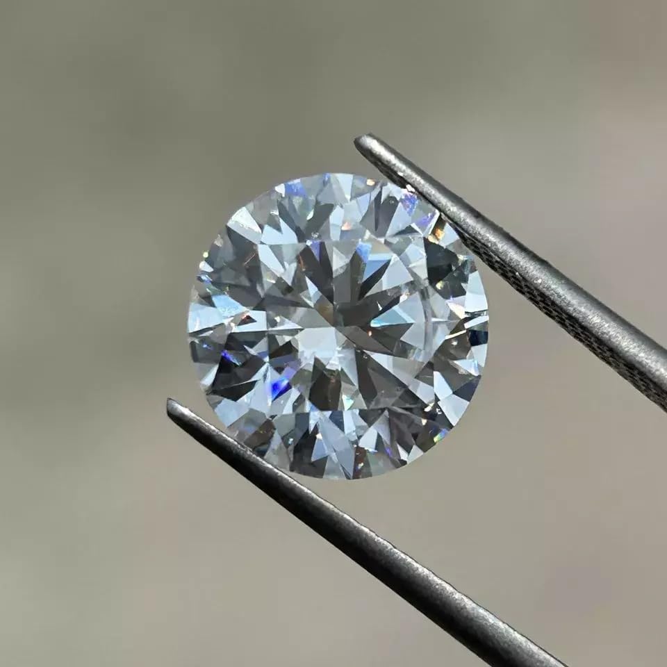 6.5 MM Round Cut Lab Grown Diamond D Color VVS1 Clarity – GIE Certified Gemstone for Jewelry Making