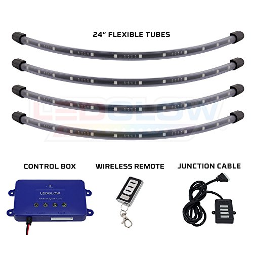 Ledglow LU_7GOLF 4Pc Standard Million Color Led Golf Cart Underglow Accent Neon Lighting Kit thumb #1
