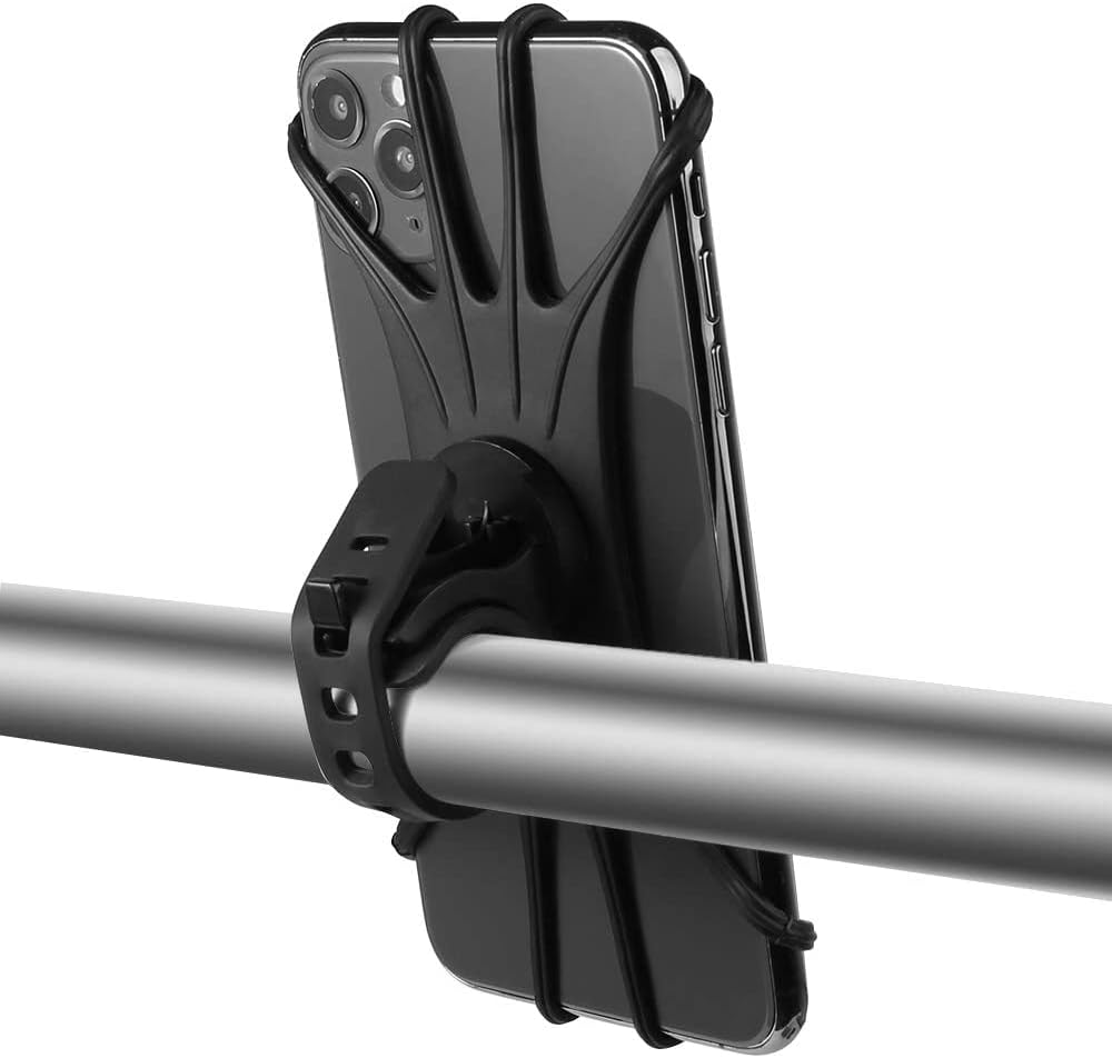 Bike Phone Mount, 360 Rotation, Compatible with Samsung Galaxy S21, S22, iPhone 14, Moto G Power, Google Pixel 6a, TCL 10 SE, 4.7″-6.7″ Phones, Black Bike Phone Mount, 360 Rotation, Compatible with Samsung Galaxy S21, S22, iPhone 14, Moto G Power, Google Pixel 6a, TCL 10 SE, 4.7″-6.7″ Phones, Black