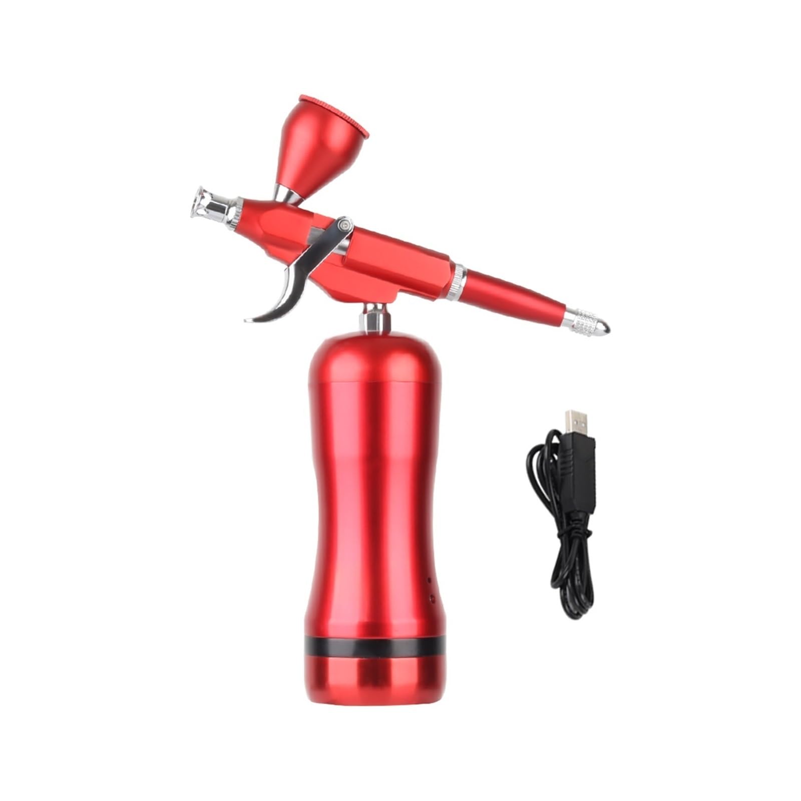 Aérographe, Mini compresseur d'aérographe Professionnel, Facile à Nettoyer, Pistolet de pulvérisation for décoration gâteaux, Tatouages ​​temporaires(A 01)