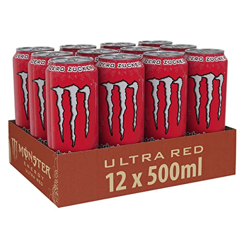 Monster Energy Ultra Red Sugar Free 12x500ml