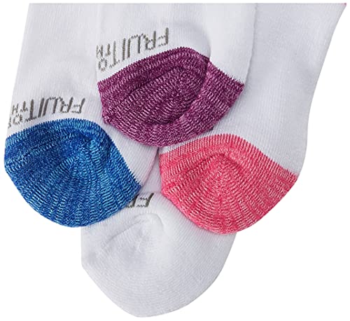 Image of Fruit of the Loom Girl's Everyday Essential Soft Cushion Socks