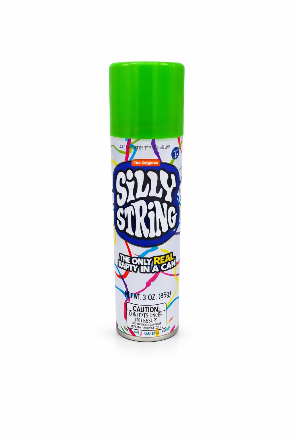Die originale Silly String! Silly String Party Pack, 12 Stück, verschiedene Farben, 85 g große Dose, die einzige echte Party in einer Dose. Be Silly! Schießt über 4,5 m