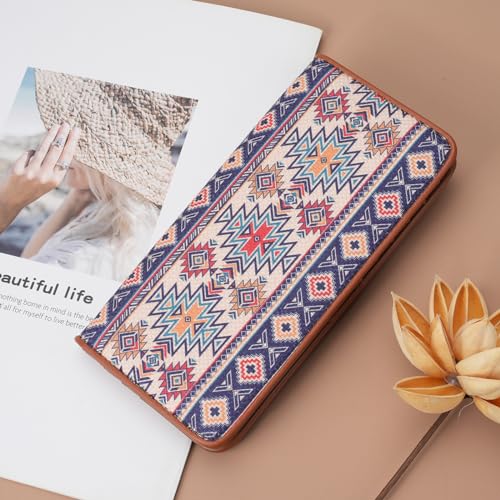 MEITRUE Ultra Slim Thin Leather Wallet Women RFID Blocking Credit Card Holder Bifold Long Ladies Billfold Wallet2