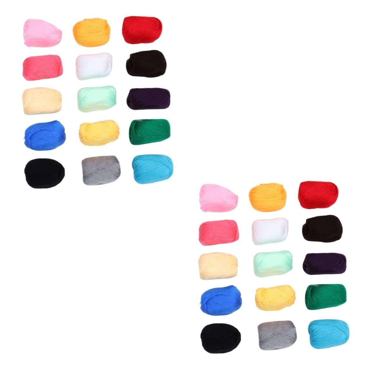 Hilo de Lana, 30 Piezas Kit de Inicio de Fieltro con Aguja Tops de Punto Proyectos de Tejer con Hilo de Lana Fieltro con Aguja Suministros for Tejer Lana acrílica Tejer