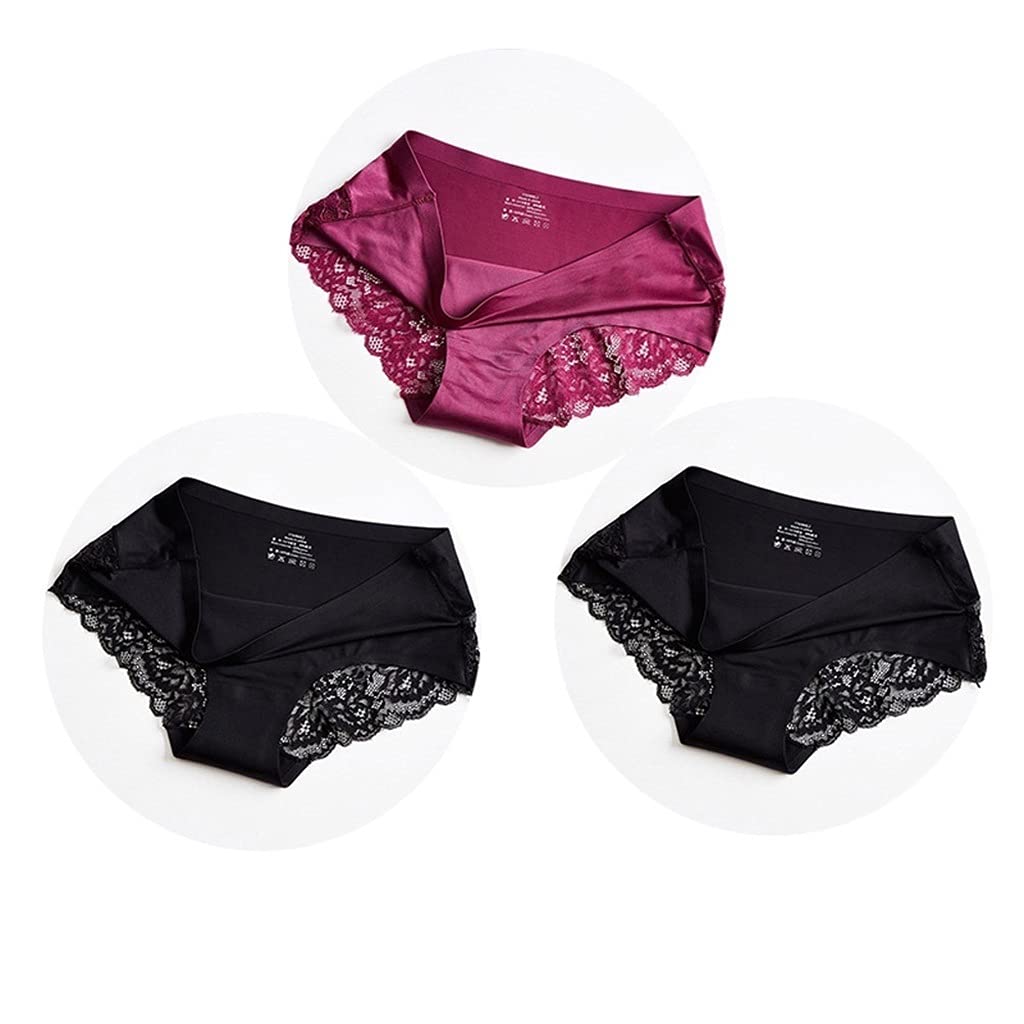 3Pcs lot Seamless Women Hollow Out Panties Comfort Lace Briefs Low Rise Female Sport Panty Soft Lady Lingerie