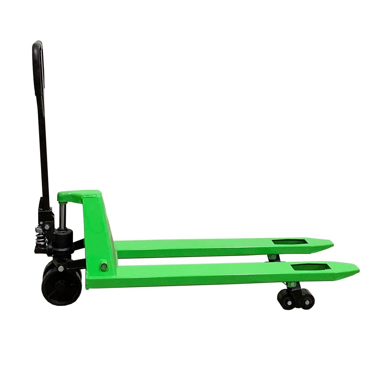 Hubwagen 2,5 t Gummi/PU-Tandem und Schnellhub-Funktion