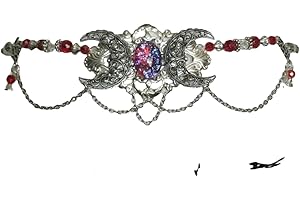 Dragons Breath Fire Opal Circlet: Enchanting Goddess Headpiece
