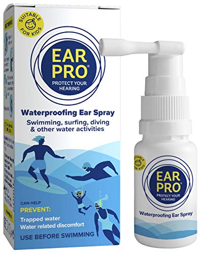 Ear Pro All Natural Swimmer Ear Spray for Kids and Adults - Safe and Easy to Use Ear Protection Spray Helps Prevent Trapped Water, Water Related Ear Problems, and Protect Hearing