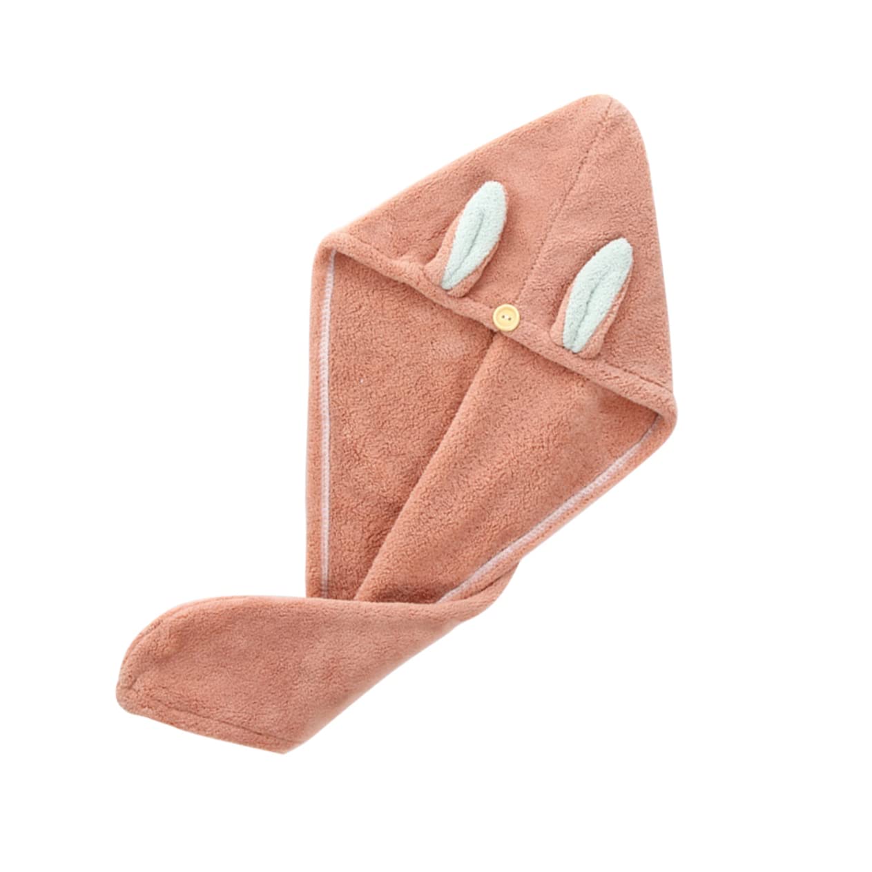 VICASKY Sleeping Hair Cap Bunny Ears and Tail Hat Hair Cap for Shower Fast Dry Drying Towel Bath Supply