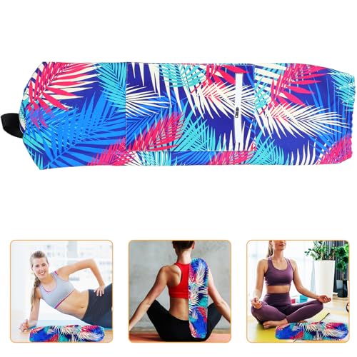 INOOMP 2pcs Yoga Mat Carrier Yoga Tote Bags Yoga Mat Cover Sports Tote Bag Tool Backpack Shoulder Tote Bag Yoga Mat Bag Printed Canvas Bag Yoga Mat Carry Bag Suspenders Handbag Bracket - Image 4