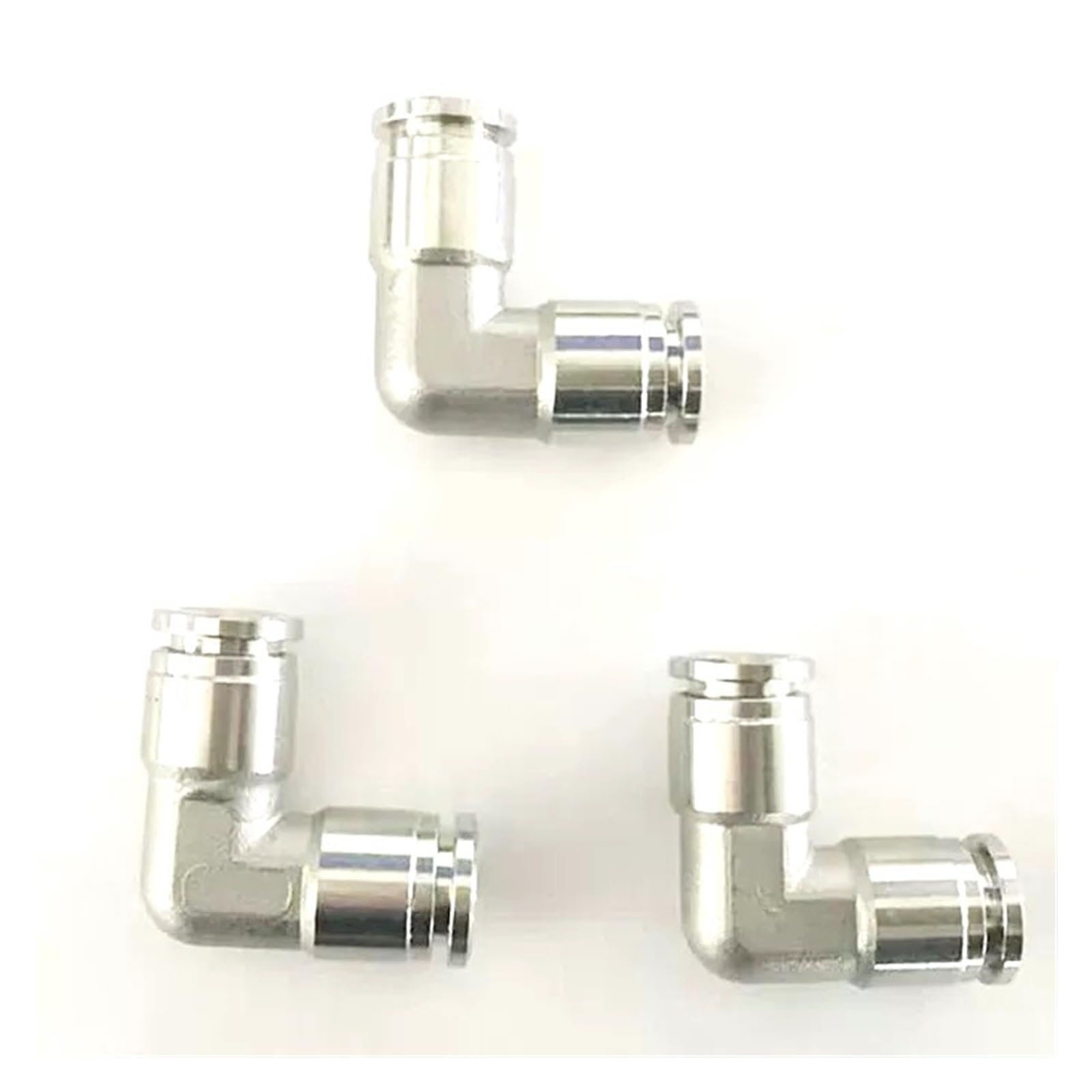 Raccordo pneumatico PV a gomito, collegamento rapido a pressione, raccordo pneumatico PV SS304, curva a L da 4 a 16 mm leisurely(4x4mm)