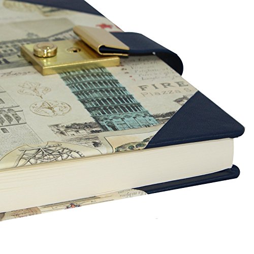 Journal intime Pise semi cuir avec cadenas pour consigner vos secrets - 5