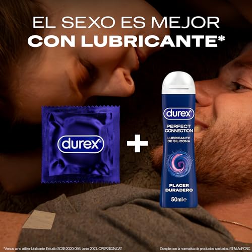 Miniatura 7 de Durex Pack Preservativos Placer Prolongado, Con Lubricante Performa De Silicona, Forma Easy-On, 96 Condones