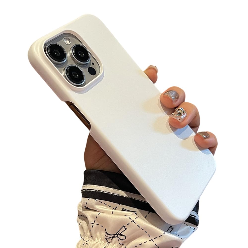 Coque iPhone 13 Mini mate et ultra fine sans cadre - Blanche - 7